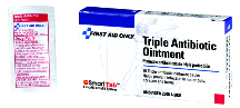 ANTIBIOTIC TRIPLE OINTMENT .9GRAM PK 25/BX(BX) - Antibiotic: Triple Ointment